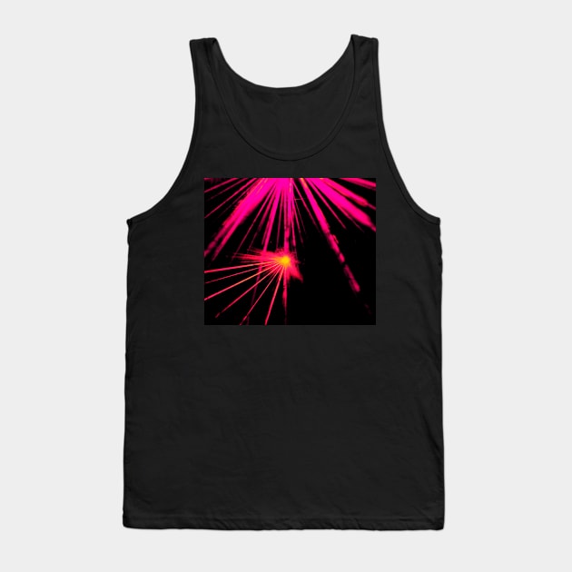 MOTHERSHIP PINK AND YELLOW Tank Top by neilstuartcoffey